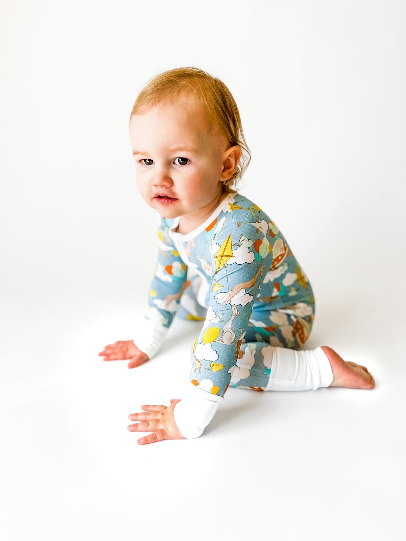 Pup Pup and Away Zipper Pajama